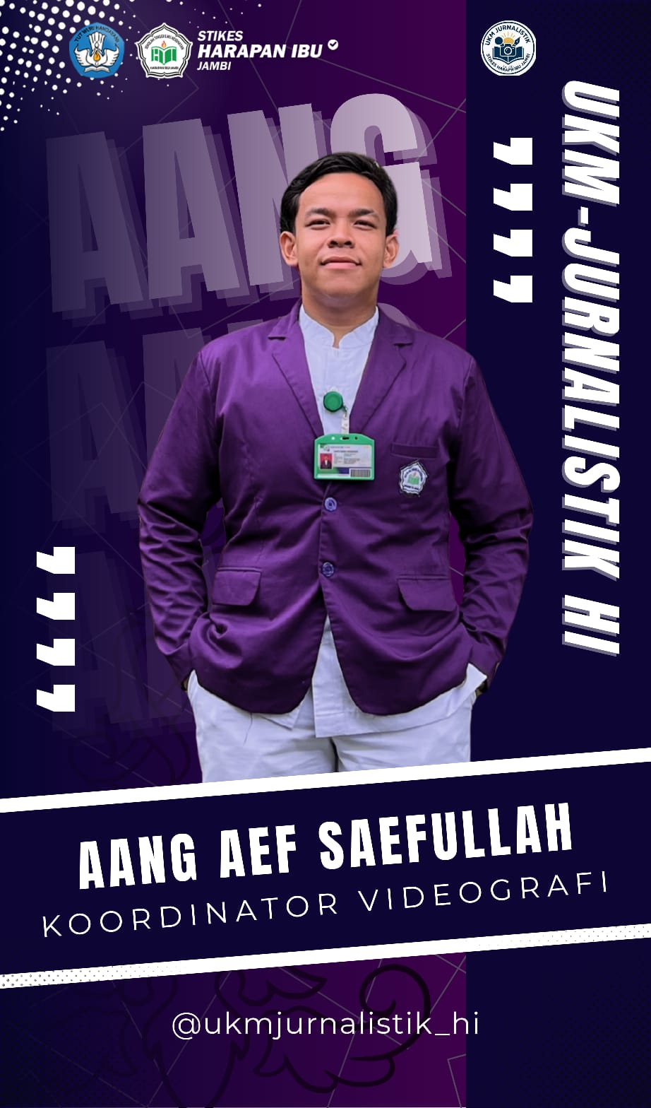 Aang Aef Saefullah - Koordinator Videografi