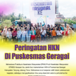 Puskesmas Geragai berkolaborasi dengan Mahasiswa STIKES HI dalam Peringatan HKN Ke-61