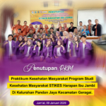 Penutupan Praktikum Kesehatan Masyarakat STIKES HI di Kec. Geragai