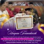Terimakasih Pemprov Jambi atas Penghargaan yang diberikan kepada STIKES Harapan Ibu Jambi.