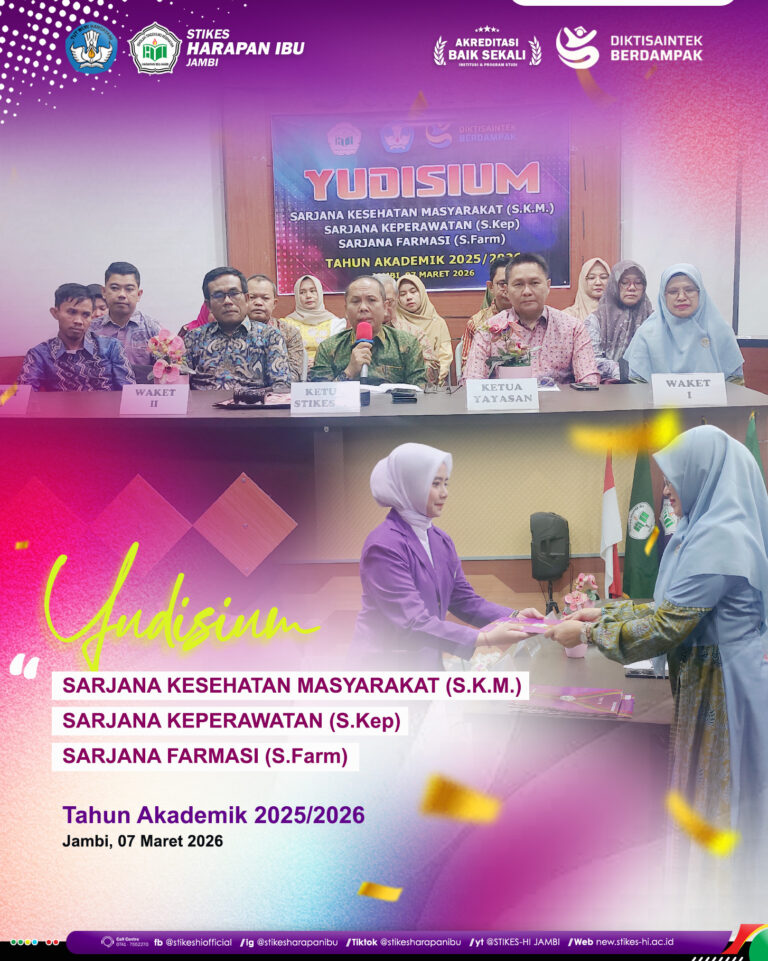 Yudisium STIKES Harapan Ibu Jambi 2025/2026