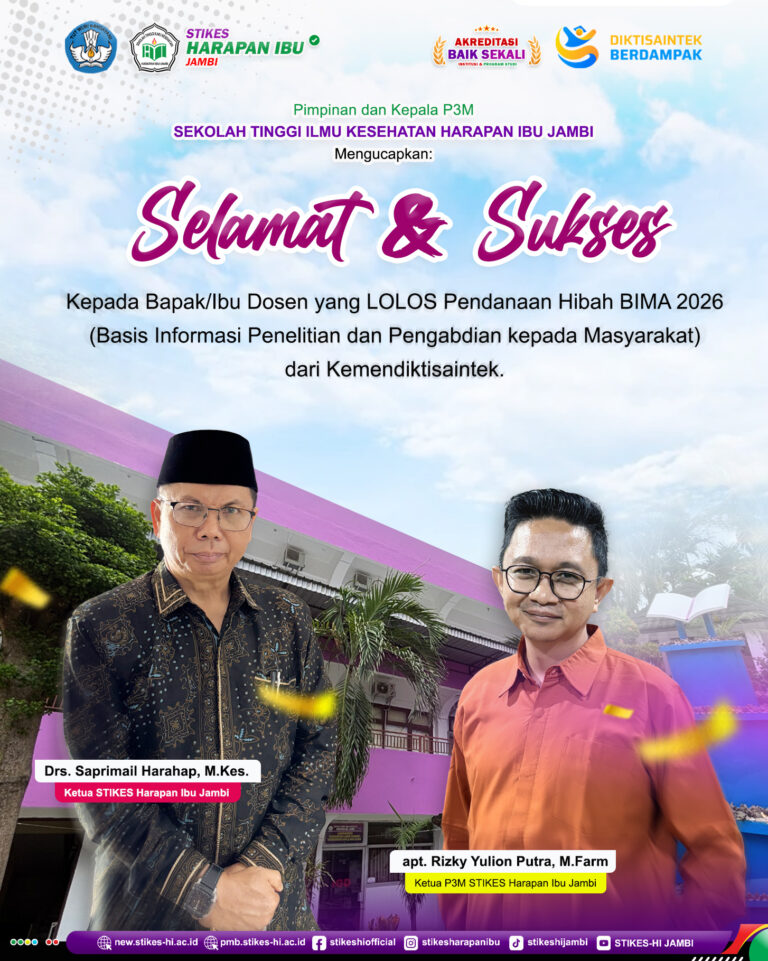Semakin Melesat, Enam Tim Peneliti STIKES-HI Jambi Raih Pendanaan BIMA Kemendiktisaintek 2026
